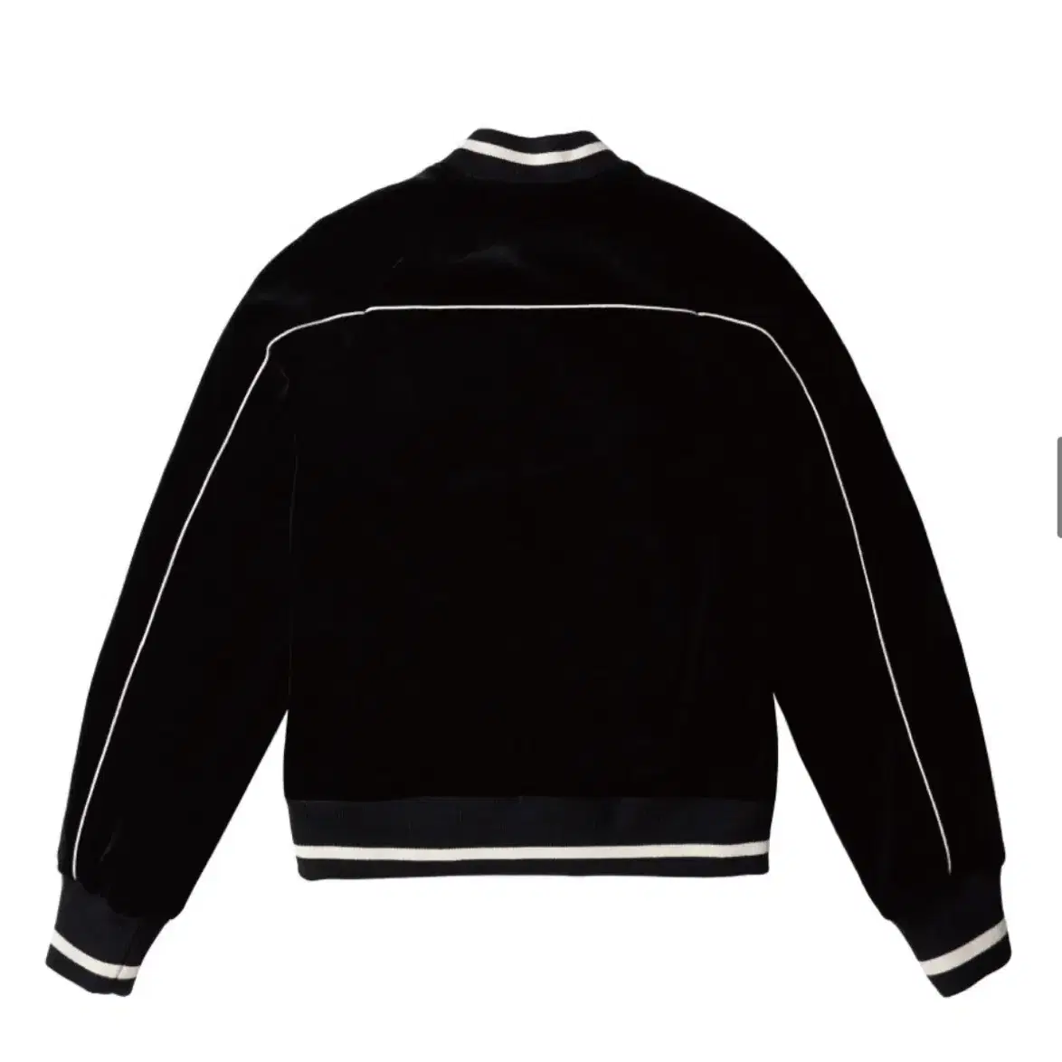 Etce 이티씨이 velour raglan jacket(black)