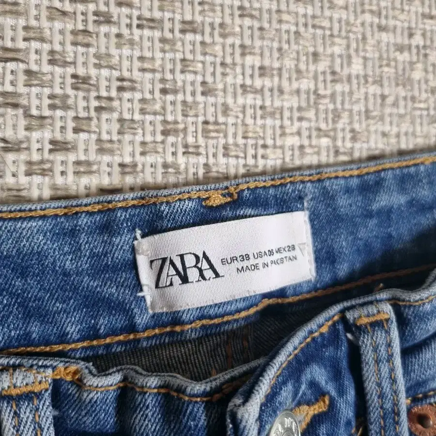 ZARA 연청데님 S