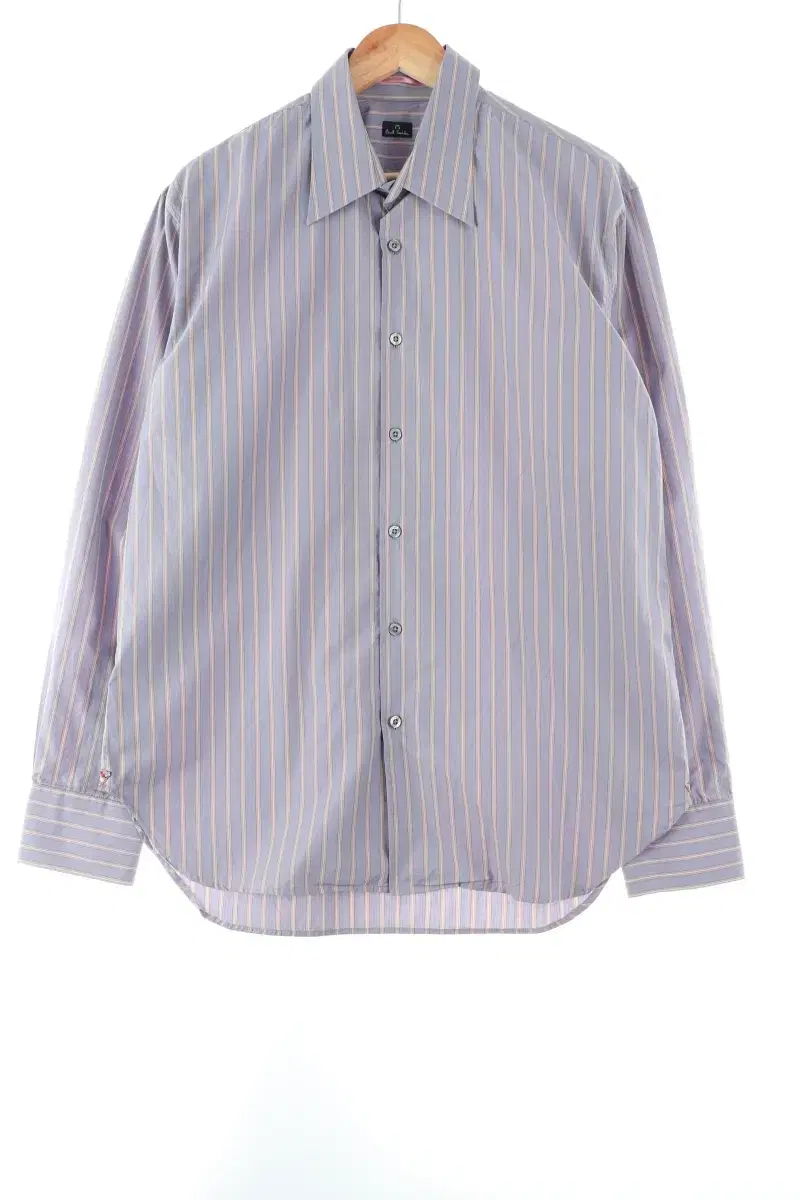 (L) Polsmith Shirt Southern Stripe Cotton Old School - EFAA