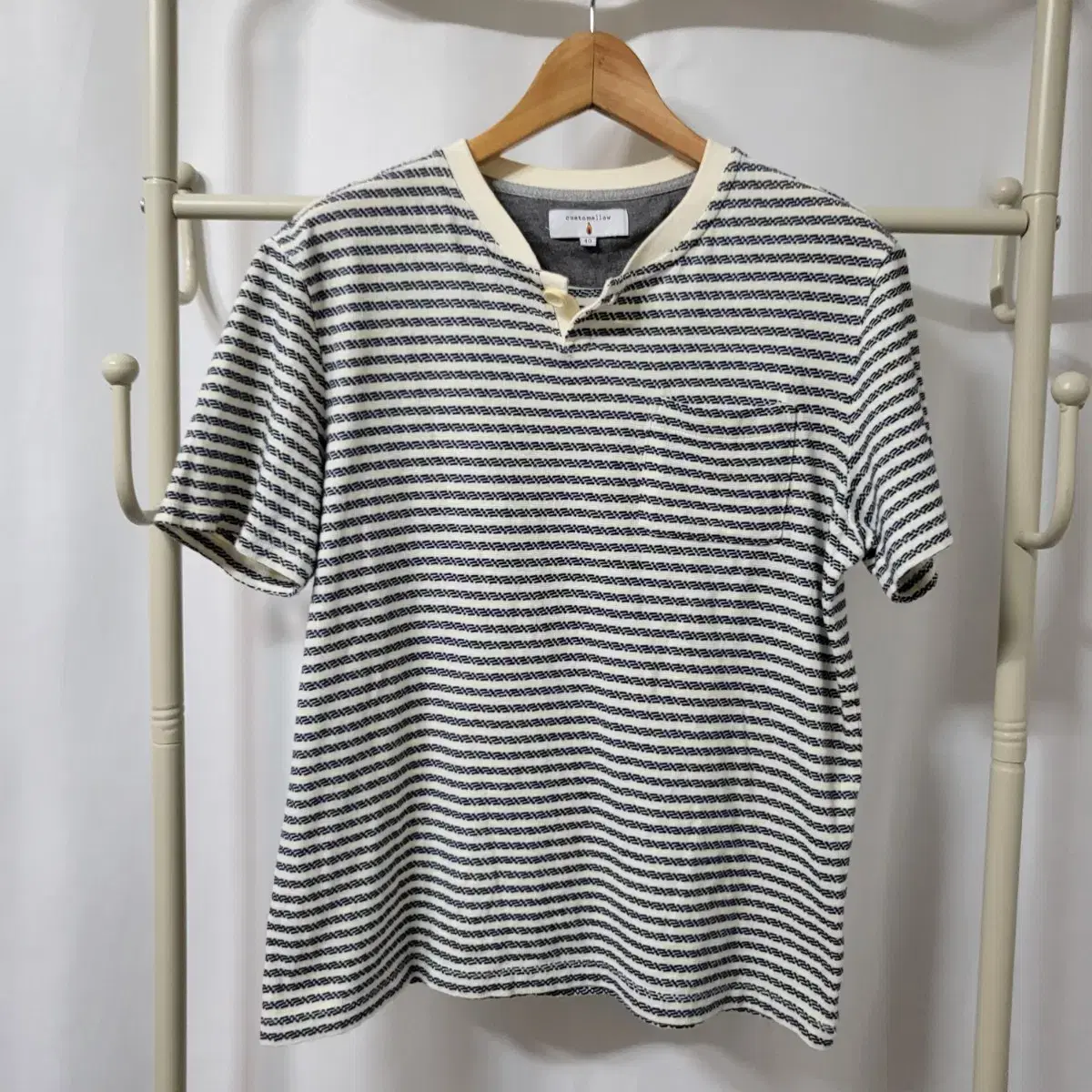 C5 [105] Custom mellow stripe short sleeve t-shirt