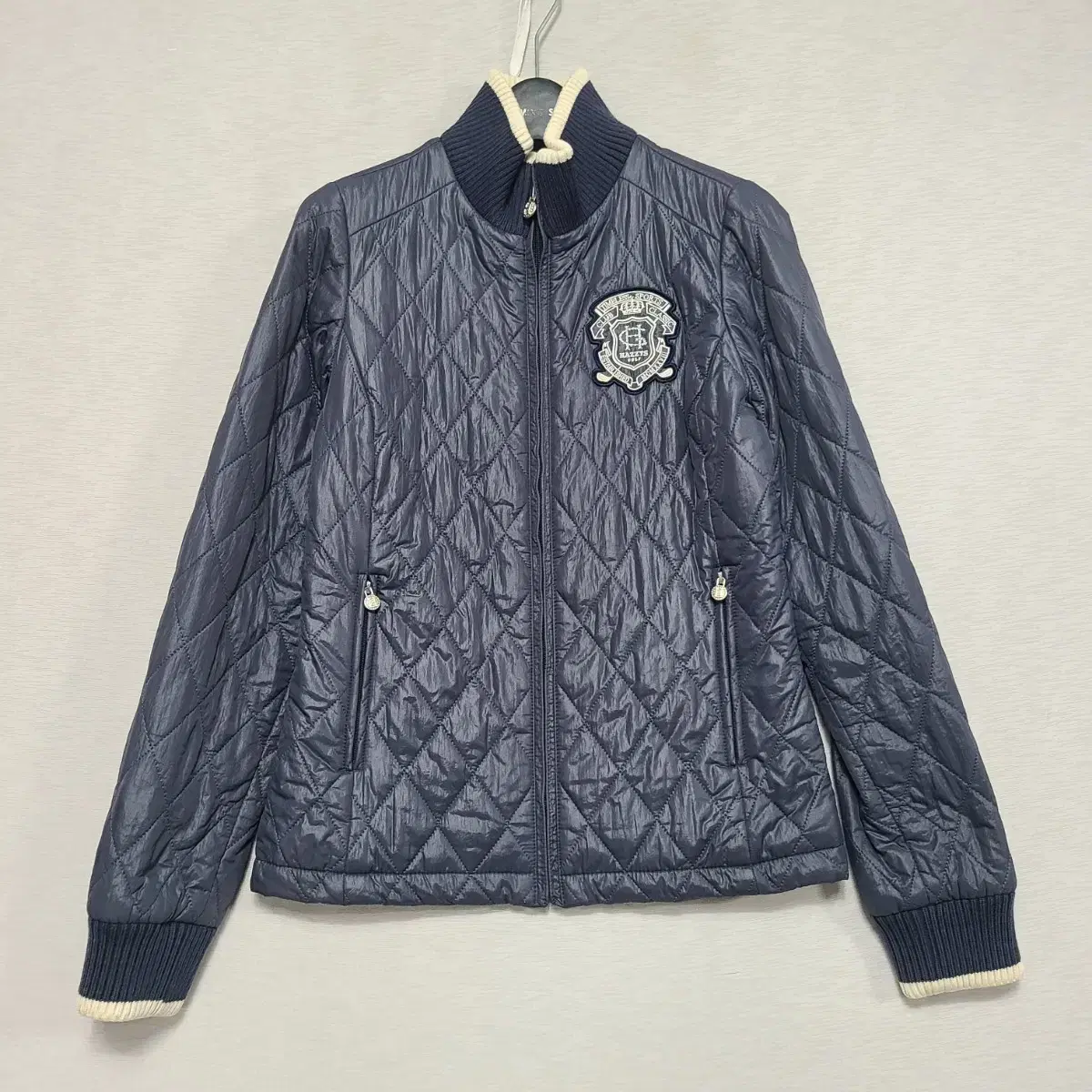 ㅡ Hedges Navy Quilted Jacket W85 ㅡ0912