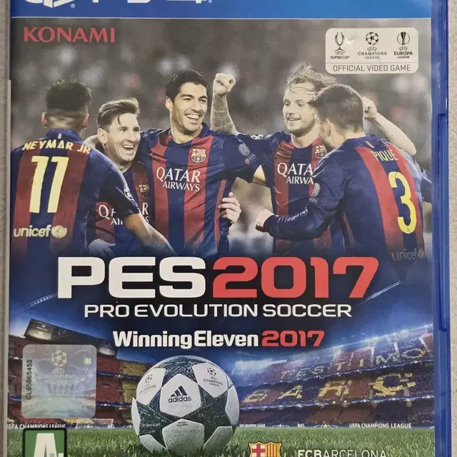 PS4 위닝2017 PES2017