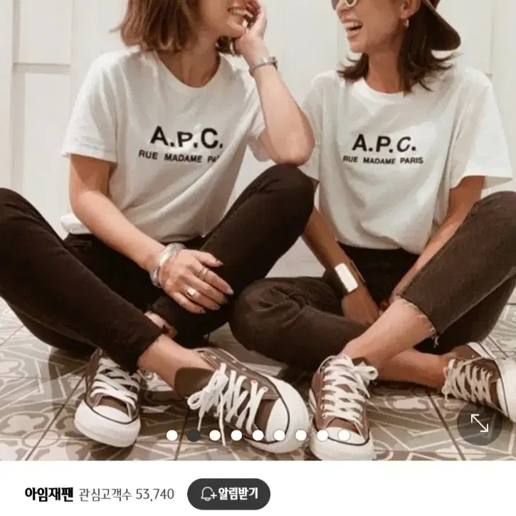 Apc 아페쎄 반팔 (일본 한정판) m