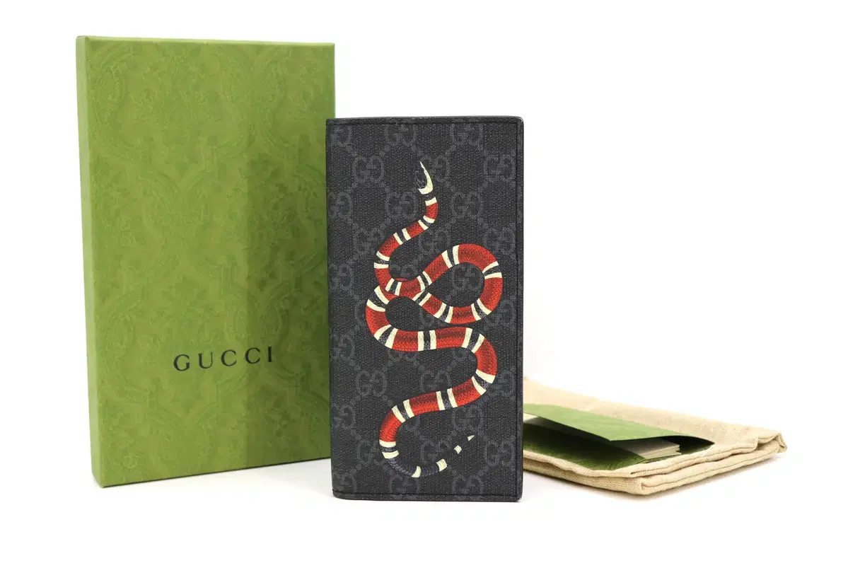 [Good Secondhand Luxury Goods Haeundae Branch] Gucci 459456 Snake Long Wallet Condition B+