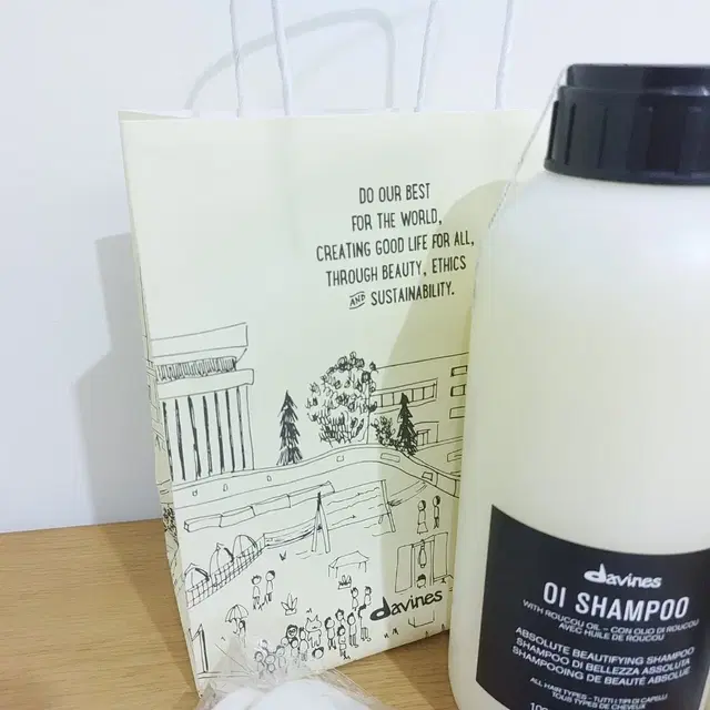 다비네스 오이 샴푸 컨디셔너 세트 1000ml