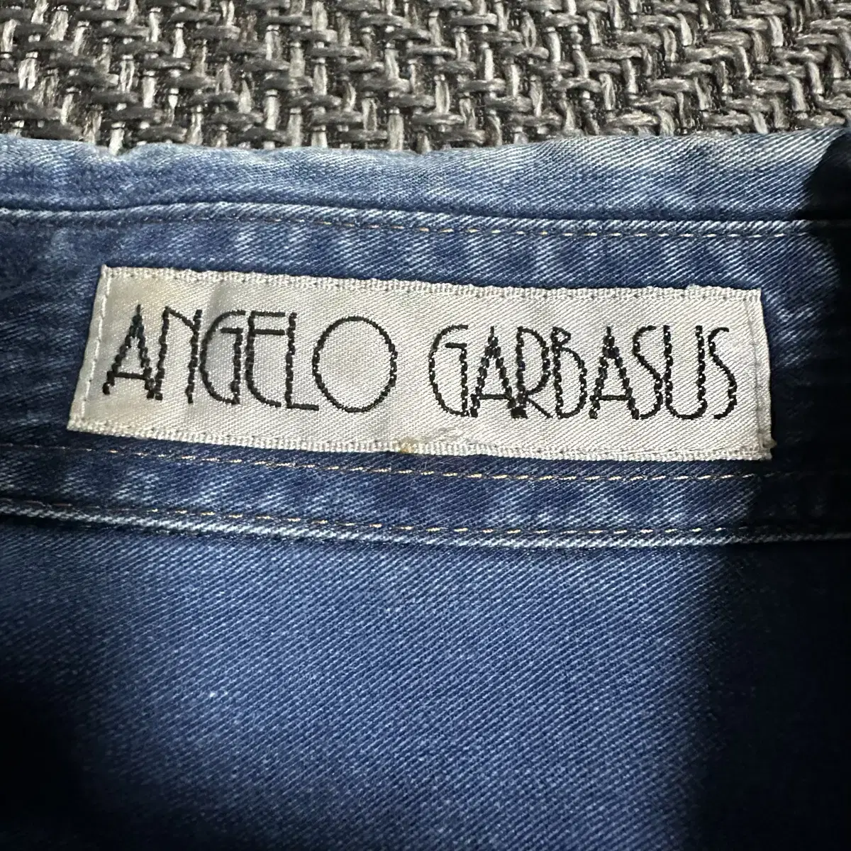 Angelo Garbasus 데님 셔츠