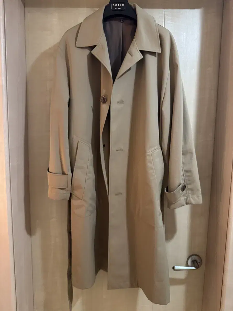 Solid Homme 24SS Camel Trench Coat 48