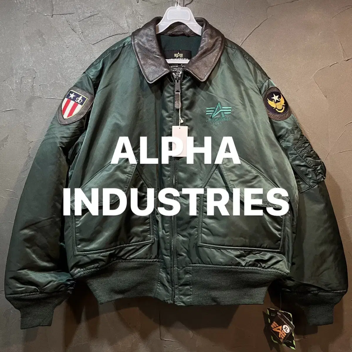 [XL] ALPHAINDUSTRIES 알파인더스트리 CWU 자켓