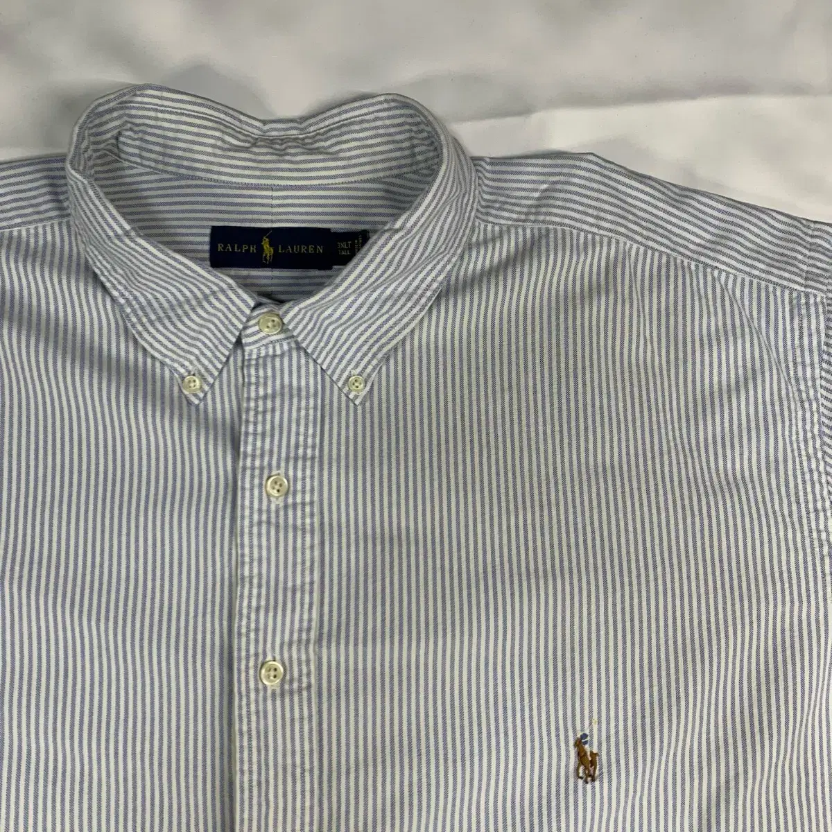 [3XL] Ralph Lauren Polo Candy Stripe Cotton Shirt