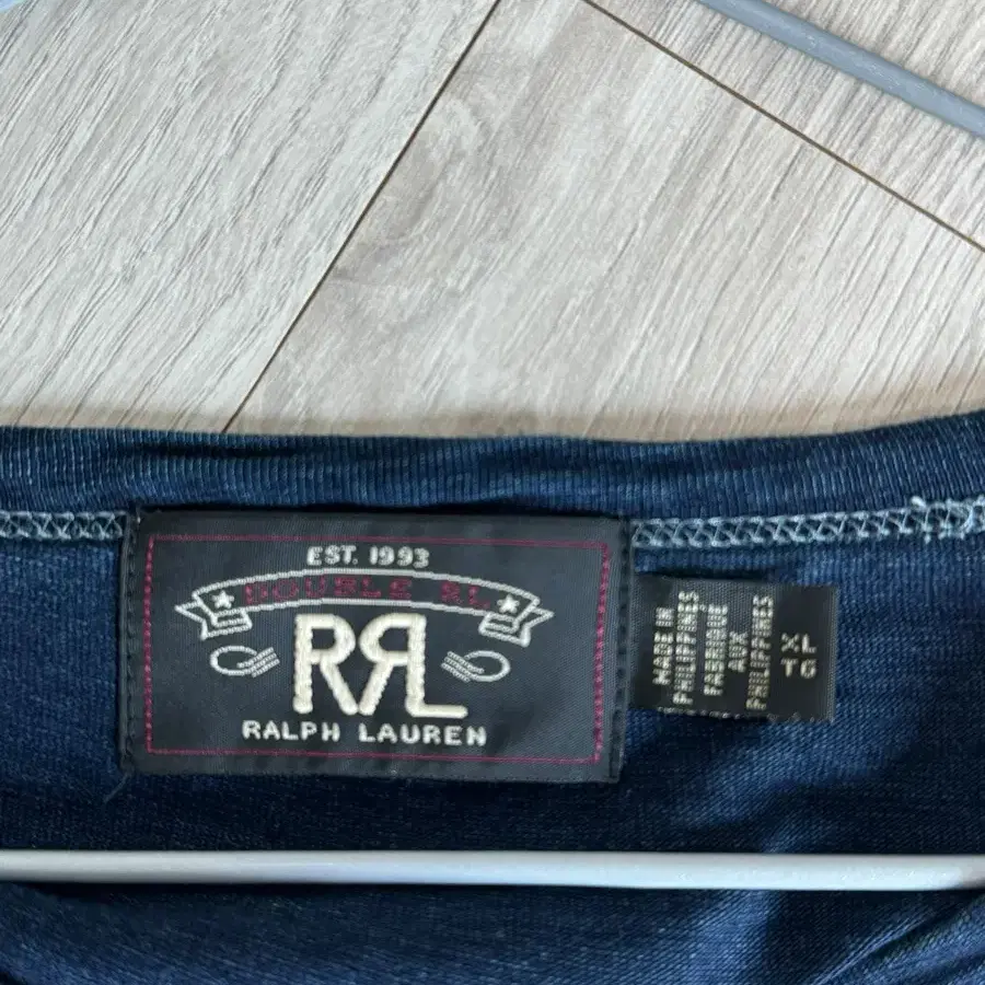 RRL 더블알엘 가먼트다이드 반팔티 XL