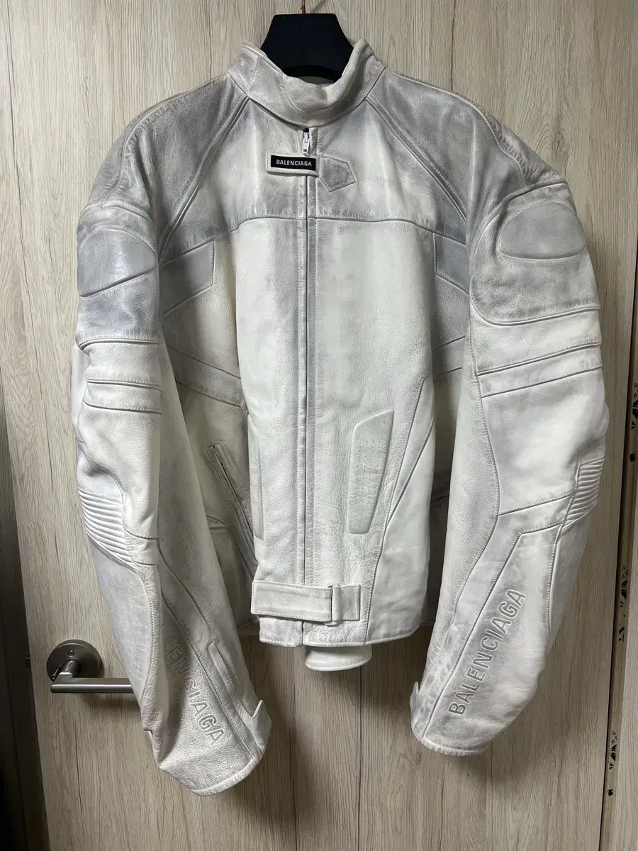 Balenciaga SS23 Mud Show Biker Leather Jacket[2]