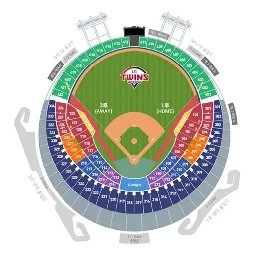 9월 21일 토 잠실 두산 LG 1루 3루 네이비 2연석 4연석 통로석