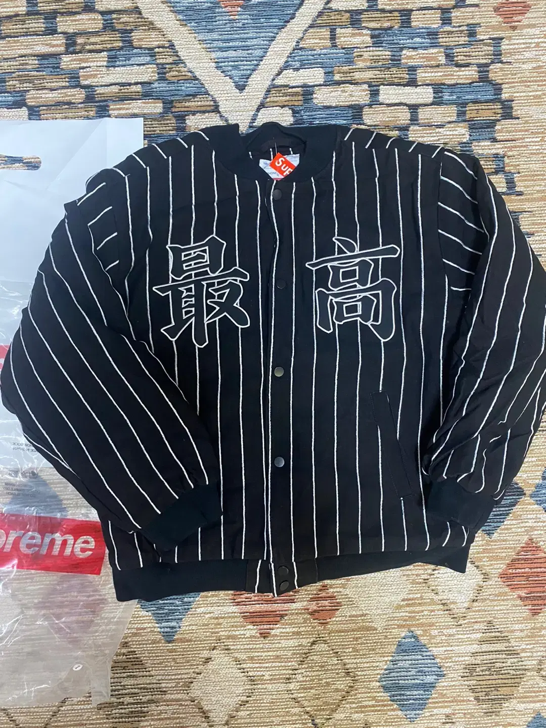 L) Supreme Pinstripe Varsity