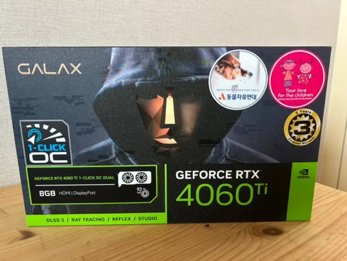 GALAX GeForce RTX4060ti OC D6 8GB sealed sells