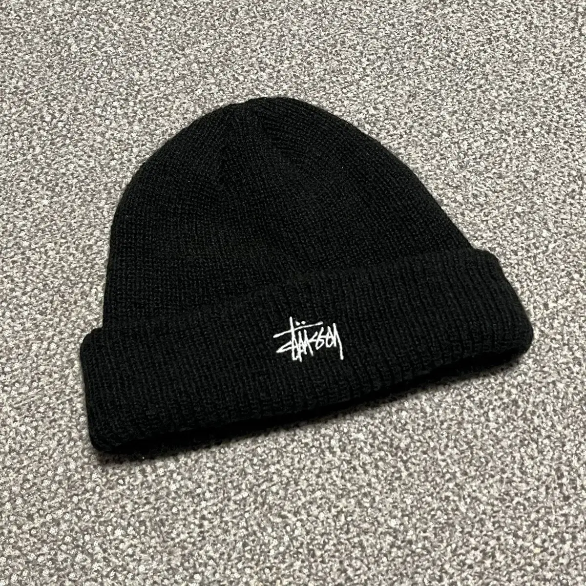 스투시 stussy 커프 비니