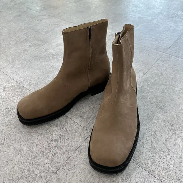 [280] 피렌체아뜨리에 3500 [BEIGE NUBUCK] 집업부츠