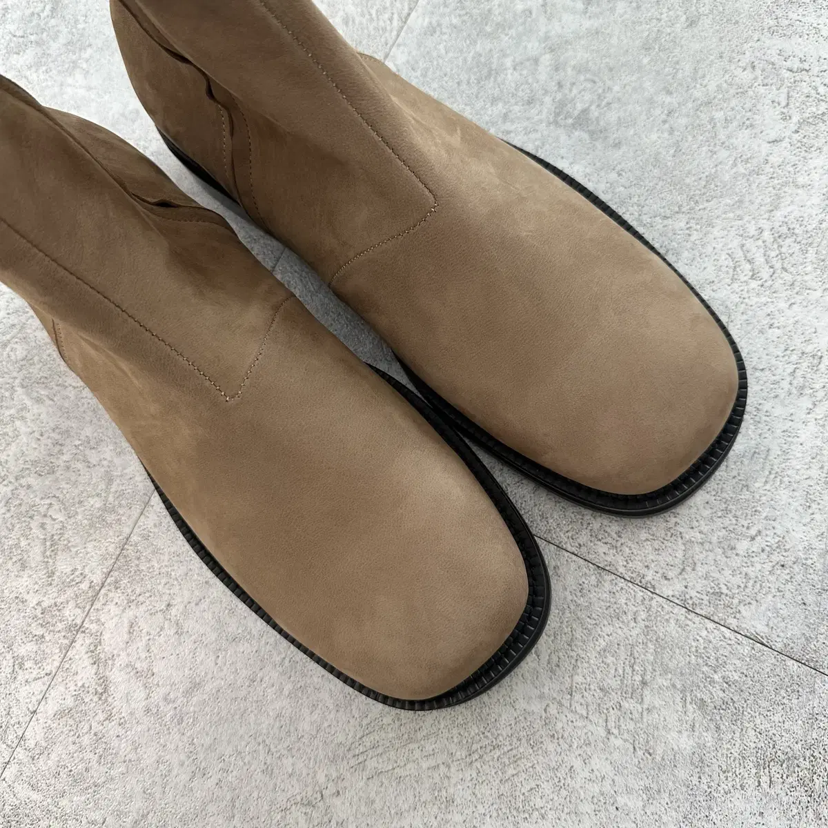 [280] 피렌체아뜨리에 3500 [BEIGE NUBUCK] 집업부츠