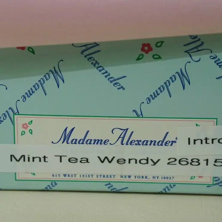 마담알렉산더 mint tea wendy