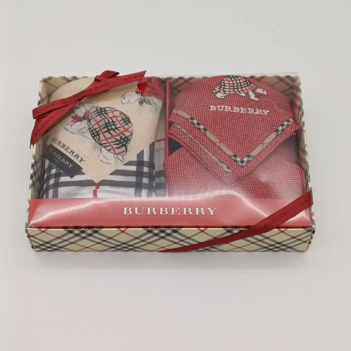 BURBERRY 버버리 손수건 스카프 2장 세트[7341_0439-04]