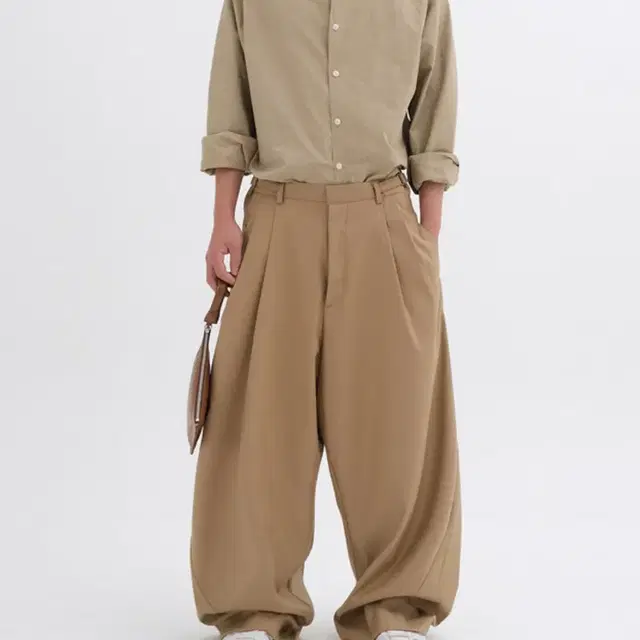 뉴치프시크3 panel wide trouser 와이드팬츠