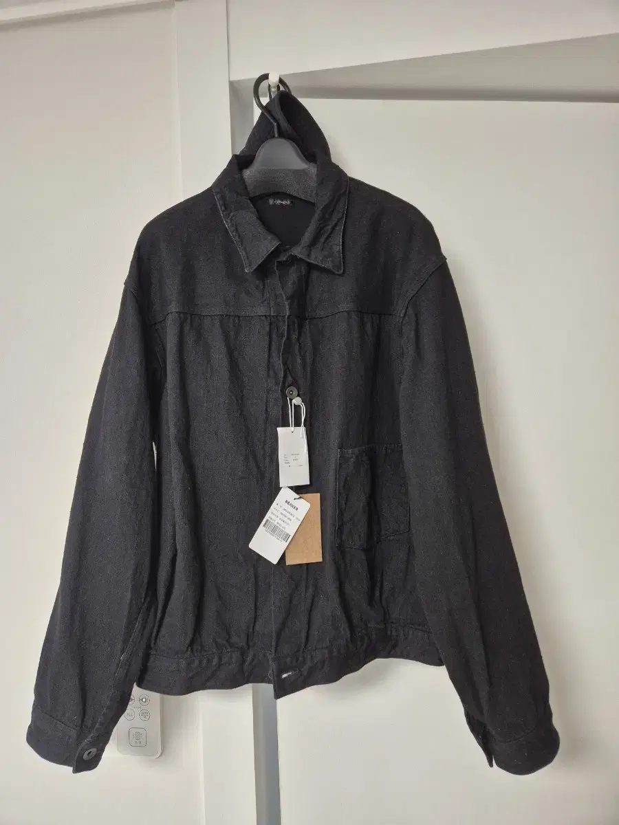 Komori Black Denim Jacket size 4