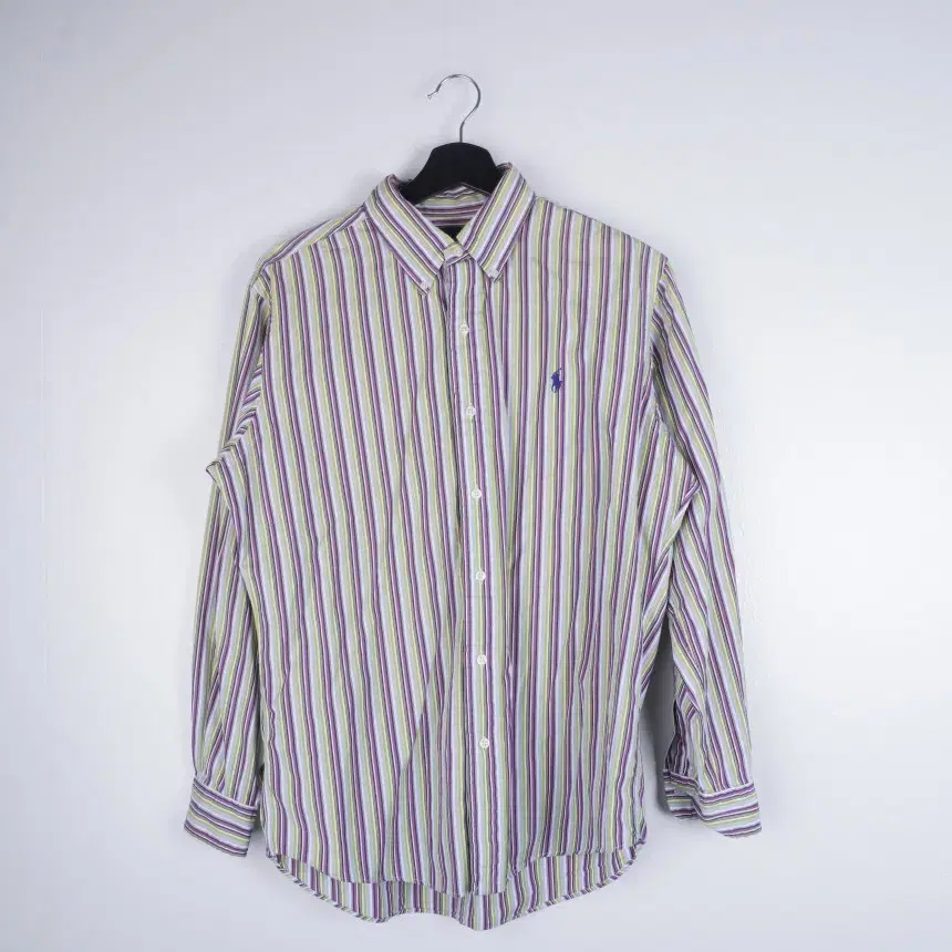 Polo Blue Pony Stripe Shirt VIA1734