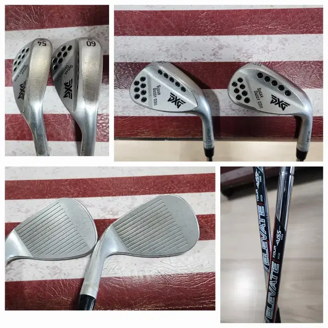 PXG 슈가대디2 블랙 50 54 58 및 슈가대디 54 60 웨지 세트