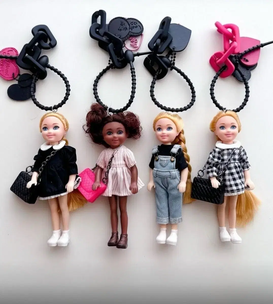 바비인형 키링 barbie keychain keyring