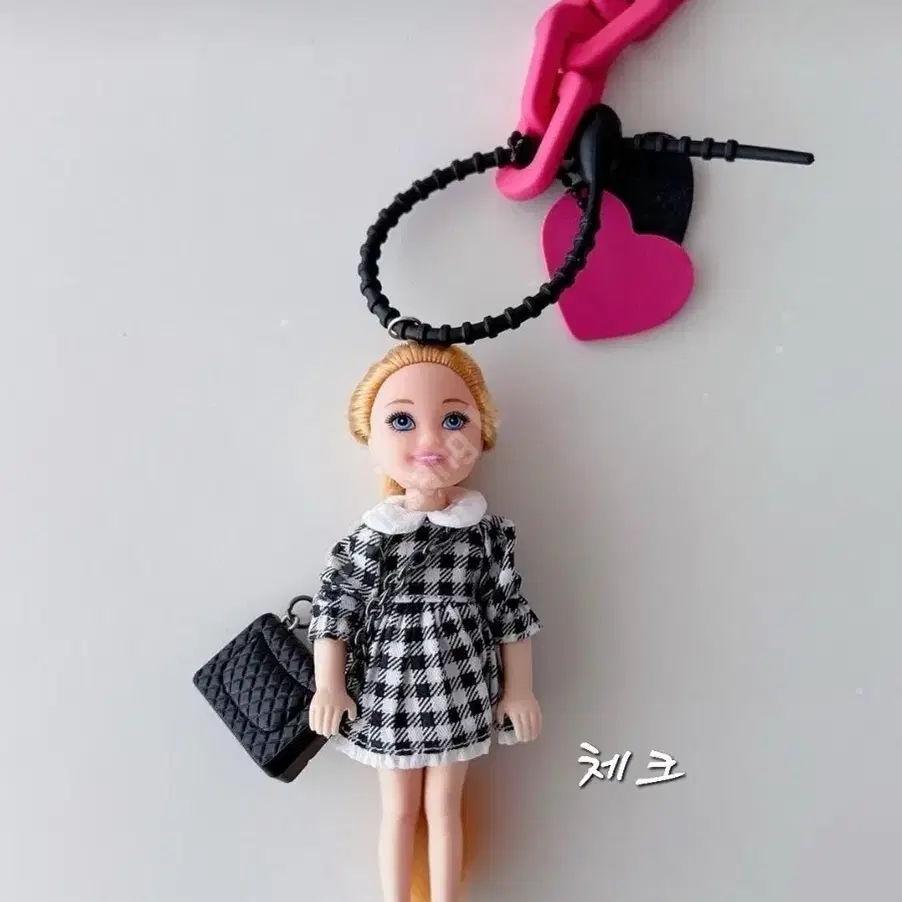 바비인형 키링 barbie keychain keyring