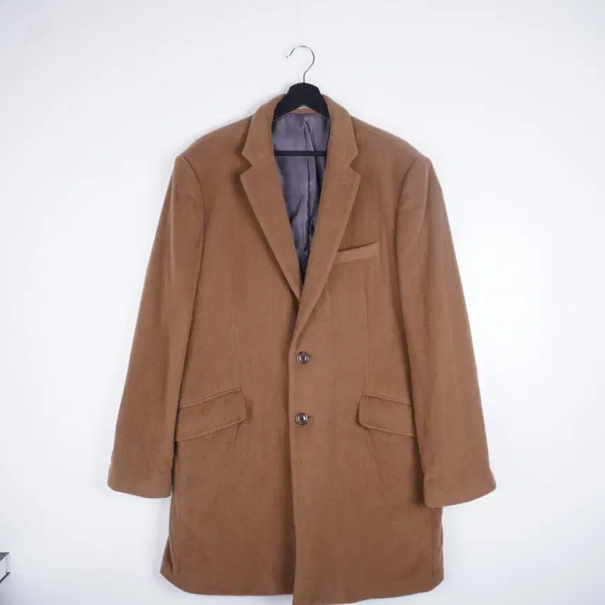 Long coat in Truexen cashmere brown via1881