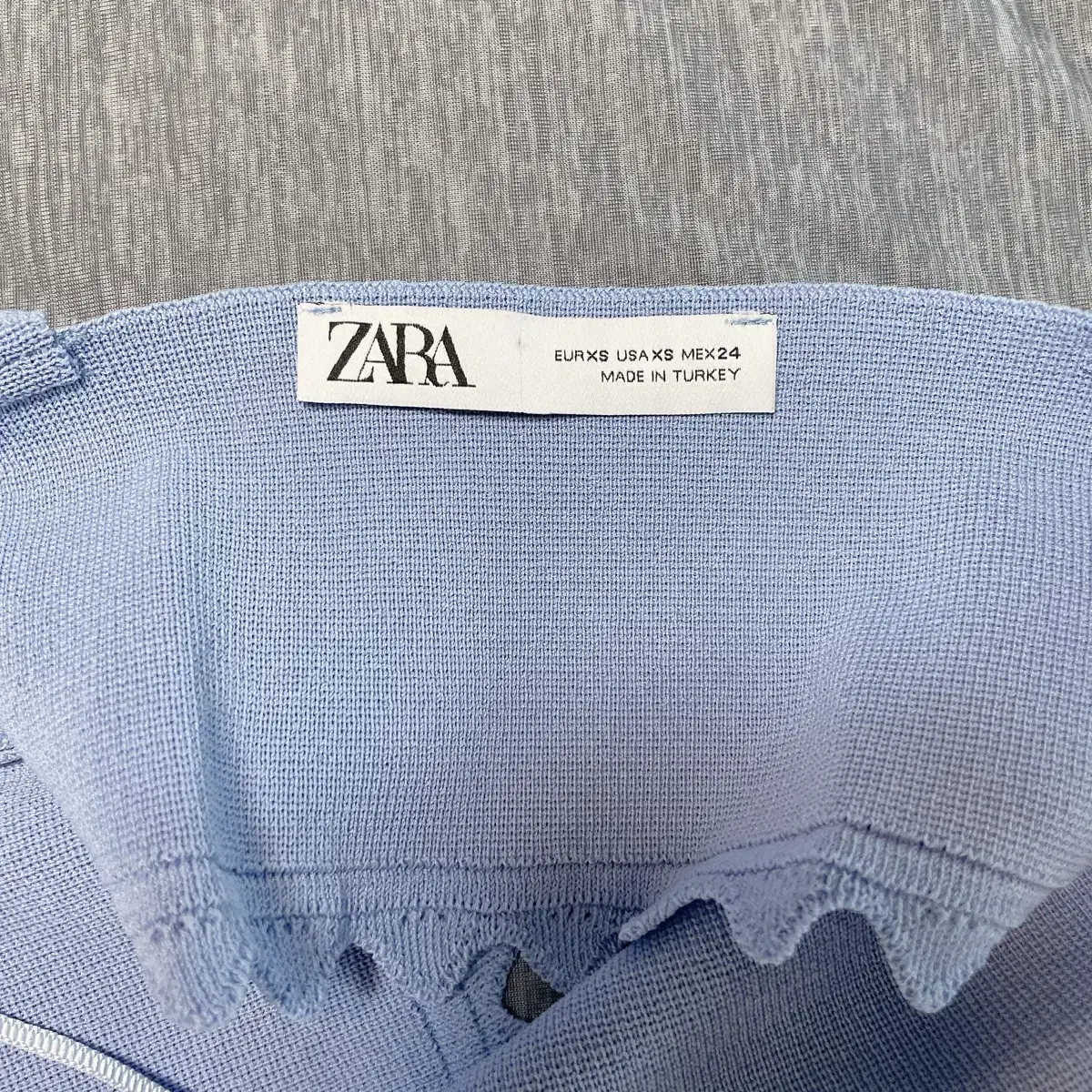 [미착용새상품] 자라 ZARA 캐미솔 크롭탑 (size:XS)