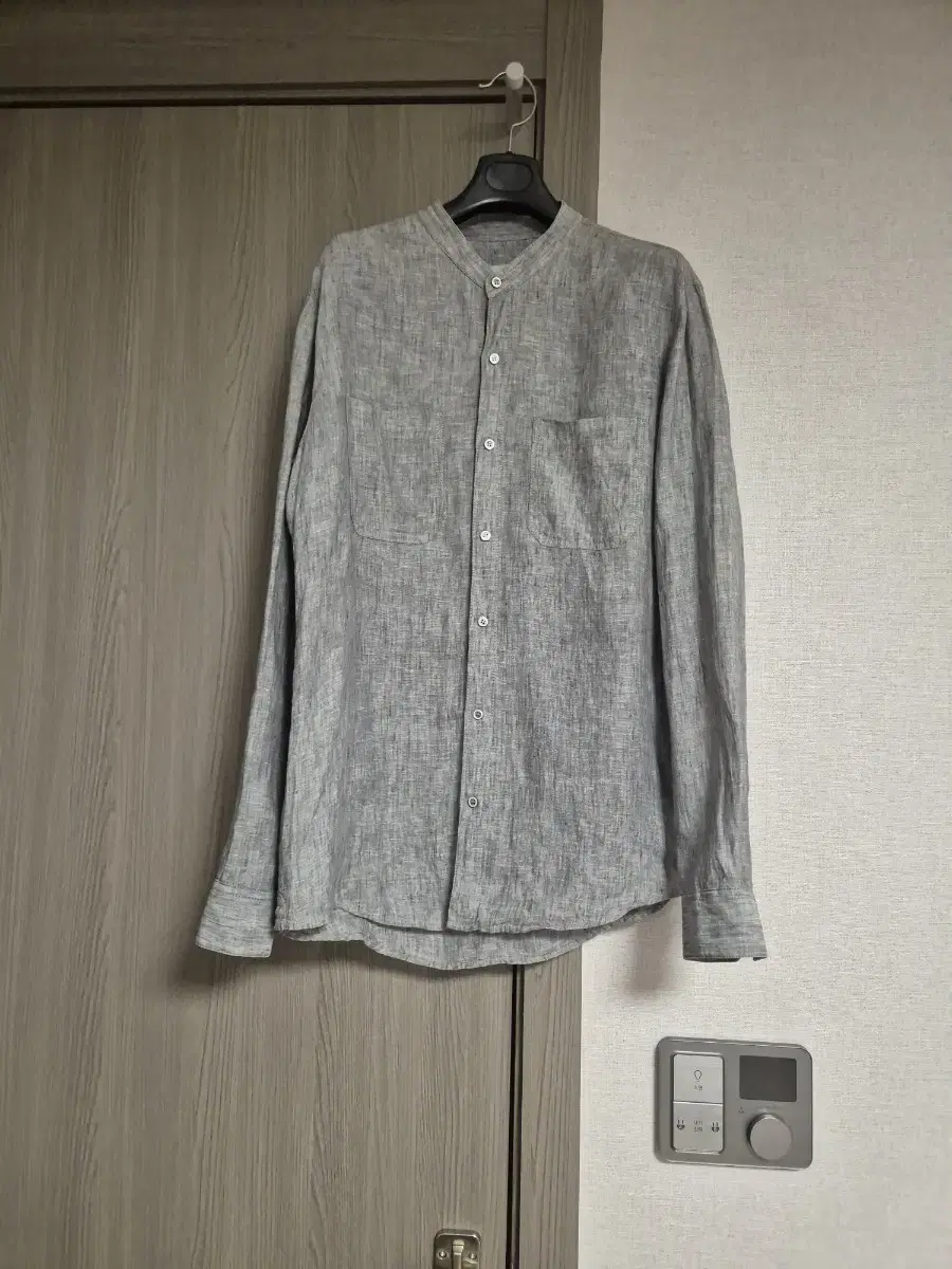 Solid Homme Linen Shirt/100