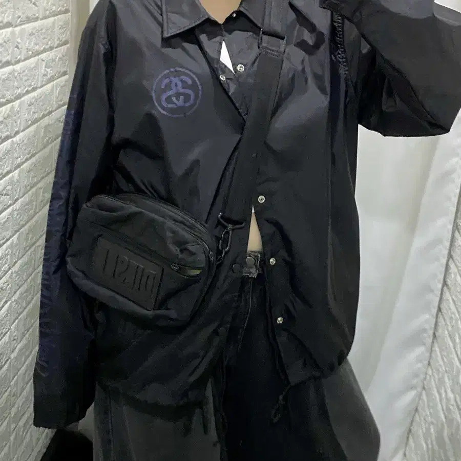 14FW Stussy x B&Y SS-link Coach jacket