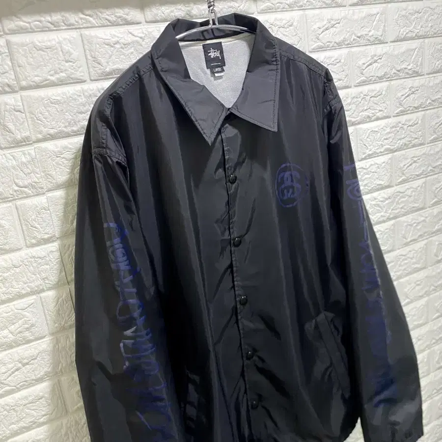 14FW Stussy x B&Y SS-link Coach jacket