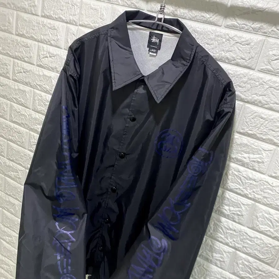 14FW Stussy x B&Y SS-link Coach jacket