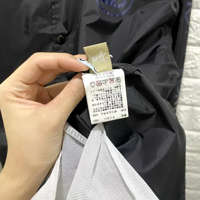 14FW Stussy x B&Y SS-link Coach jacket