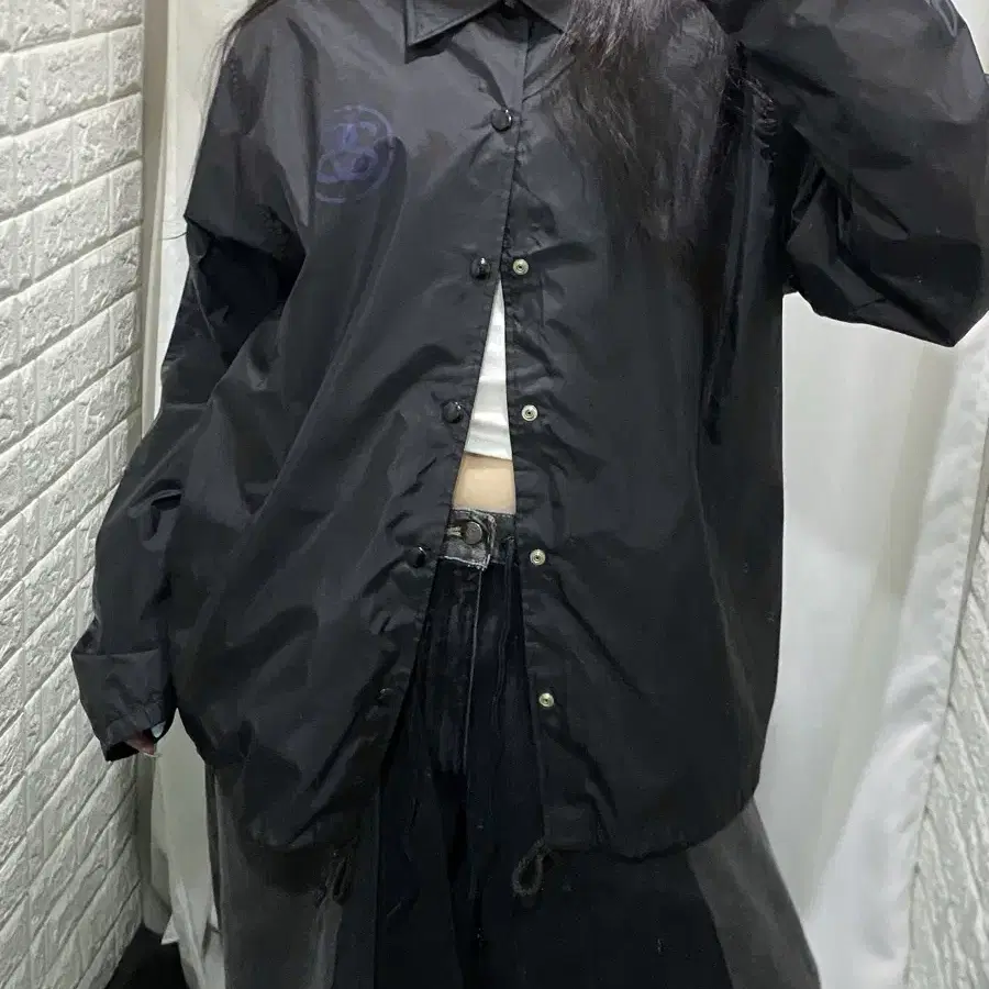 14FW Stussy x B&Y SS-link Coach jacket