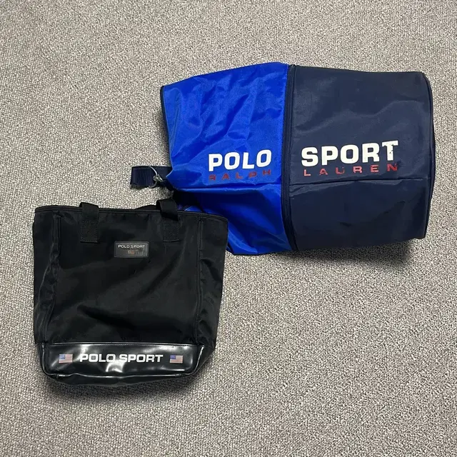 90s 빈티지 폴로스포츠 polo sport 나일론 짐백 짐색