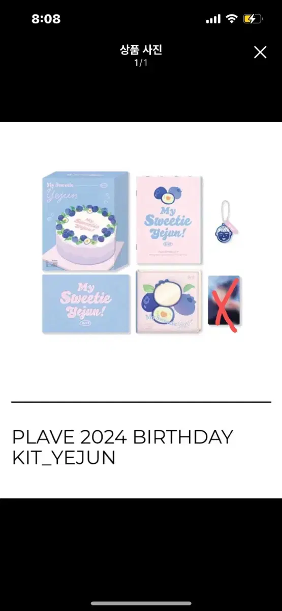 Plave yejun birthday kit excluding photo card.