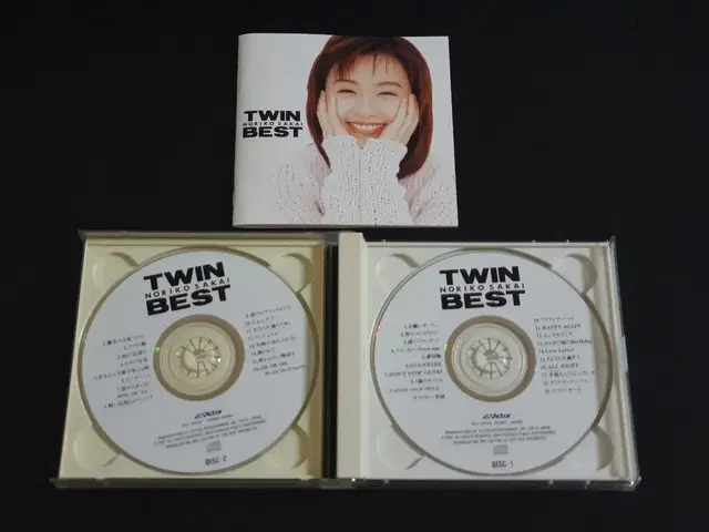 일본 시티팝 사카이노리코 베스트 앨범 TWIN BEST (2CD) 음반