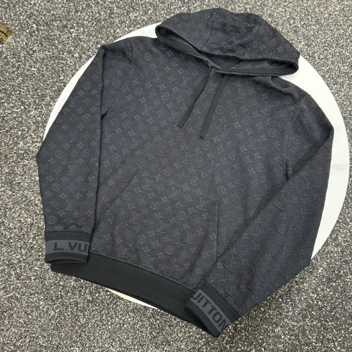 [M/Department Store] Louis Vuitton Full Monogram Knit Hoodie