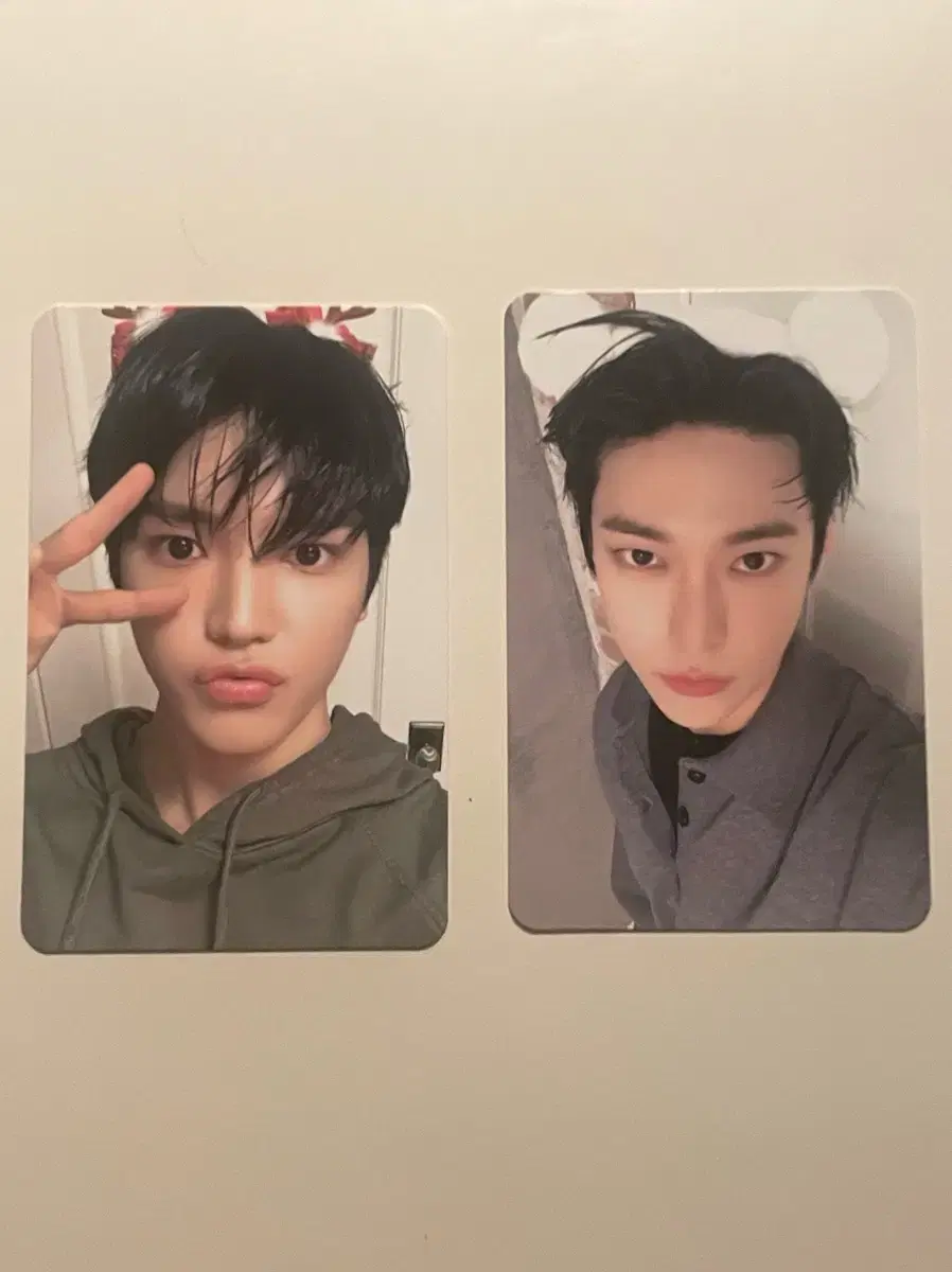 Nct 127 taeyong doyoung Pink Christmas photocard wts