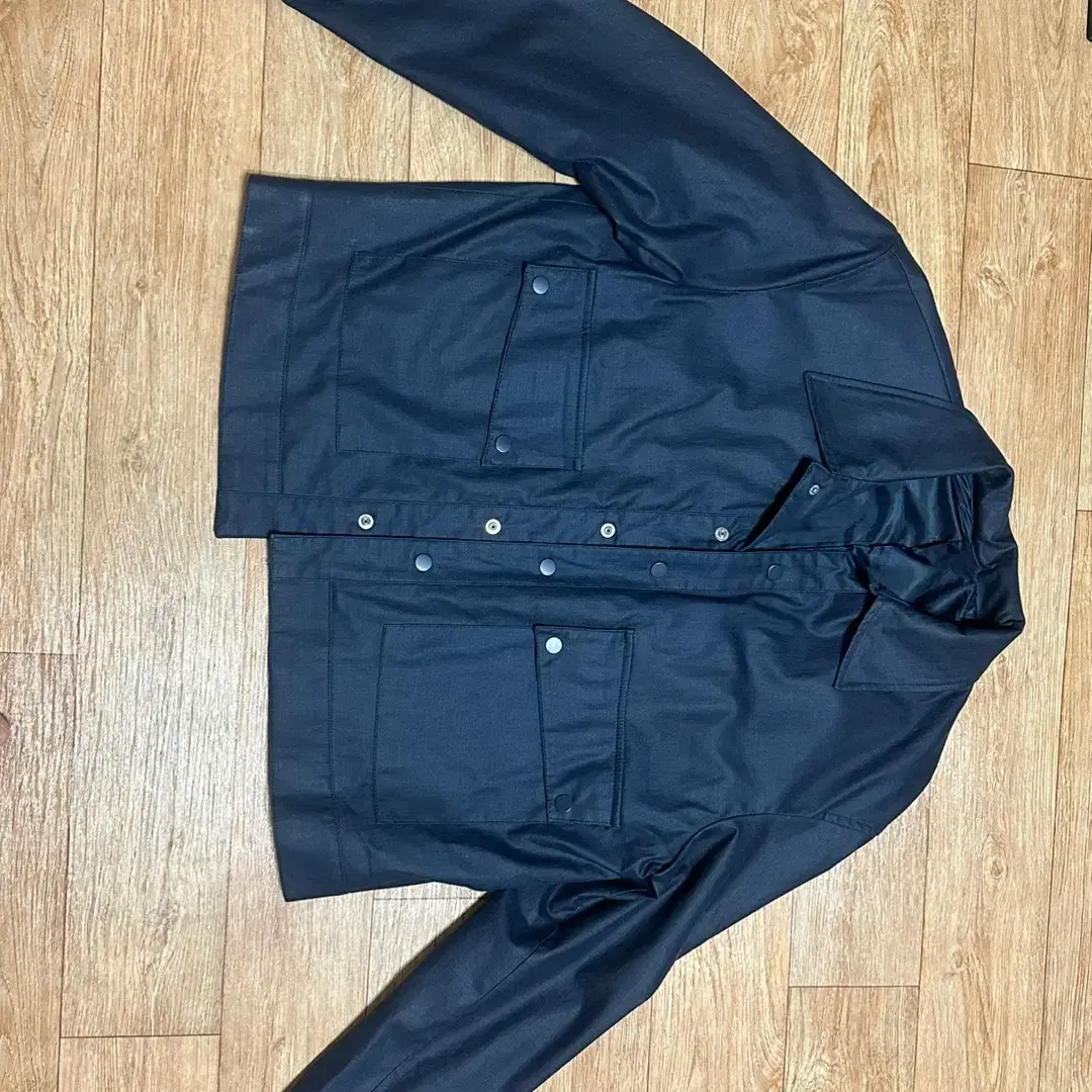 아워스코프 Coated Short Jacket (Deep Navy) 2