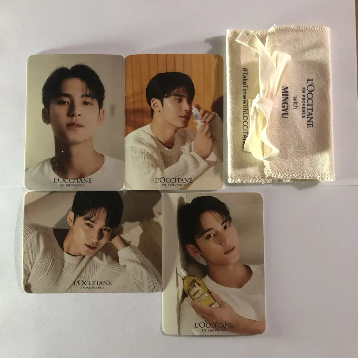 L'Occitane mingyu photocard