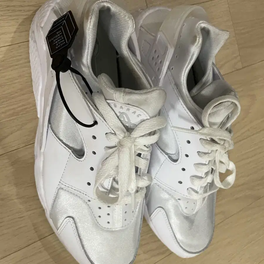 나이키 에어 Huarache White Pure 플래티넘 260