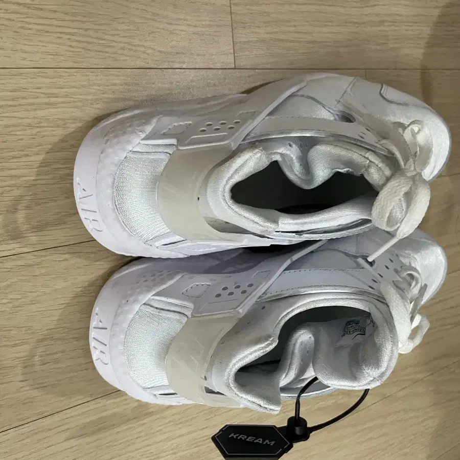 나이키 에어 Huarache White Pure 플래티넘 260