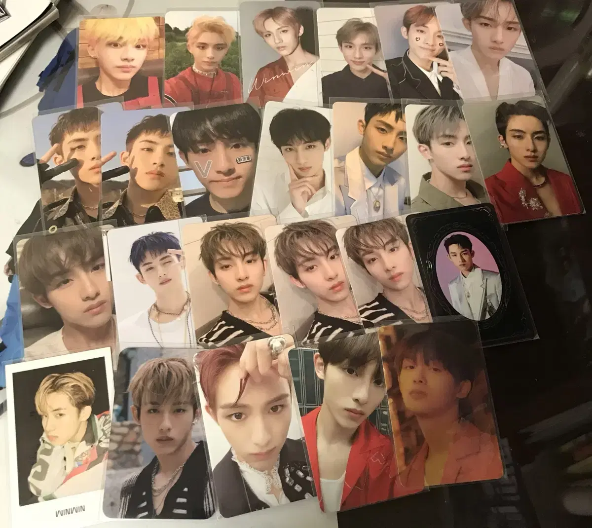 NCT way v winwin photocard Flipbook Tattoo Sticker collectbook pre-order benefit bulk WTS