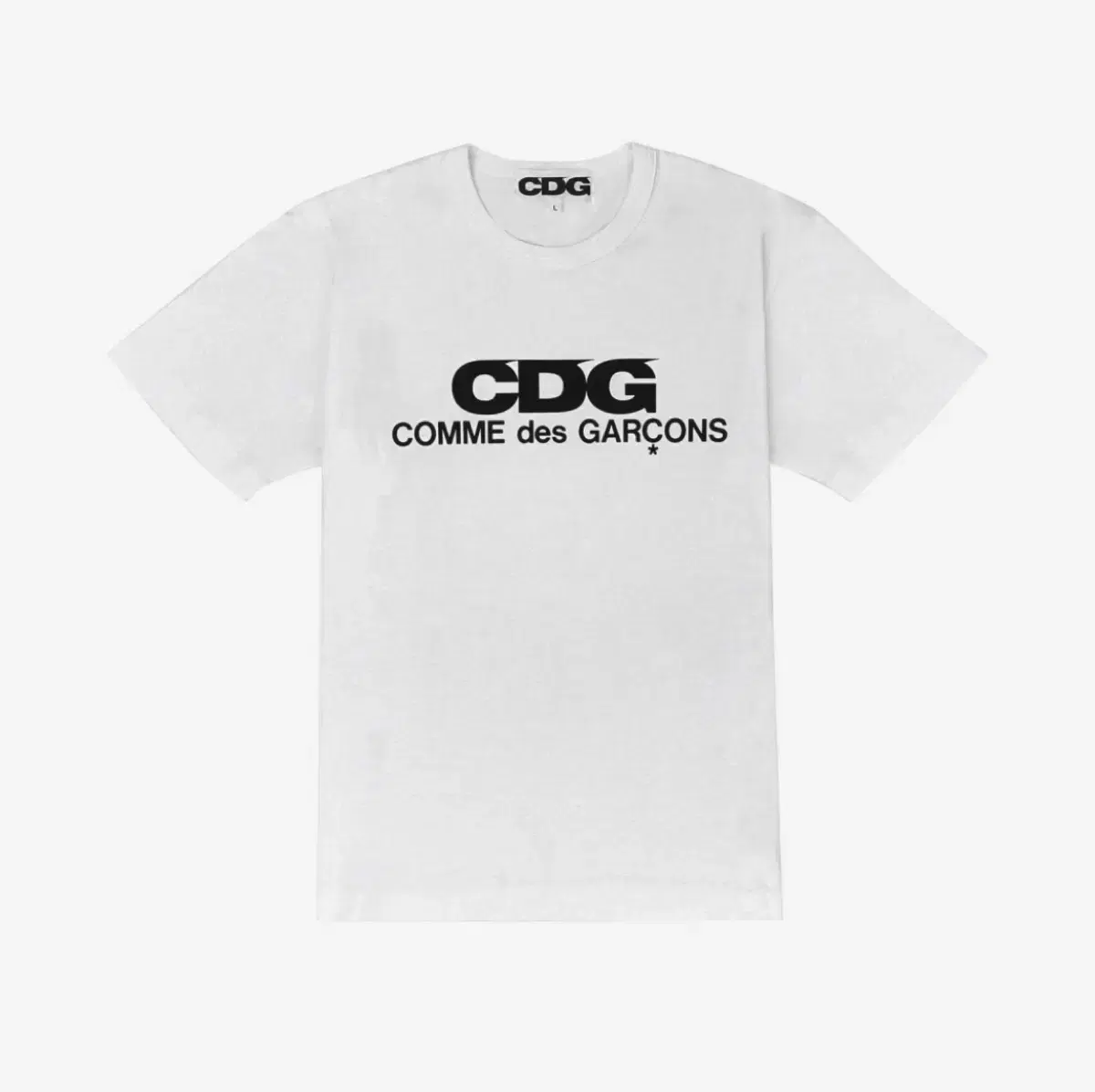 L)cdg 반팔 흰색