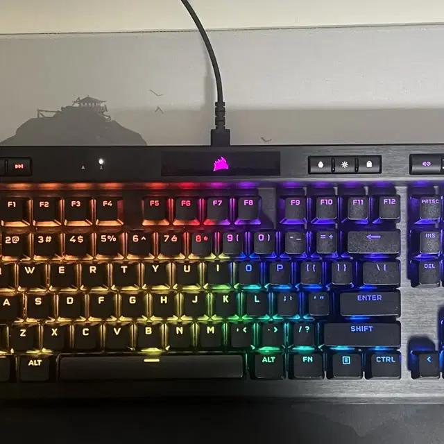 커세어 k70 rgb tkl 적축 판매합니다