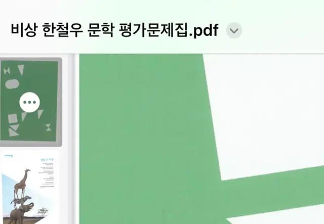 비상 문학 평가문제집 pdf 판매합니다